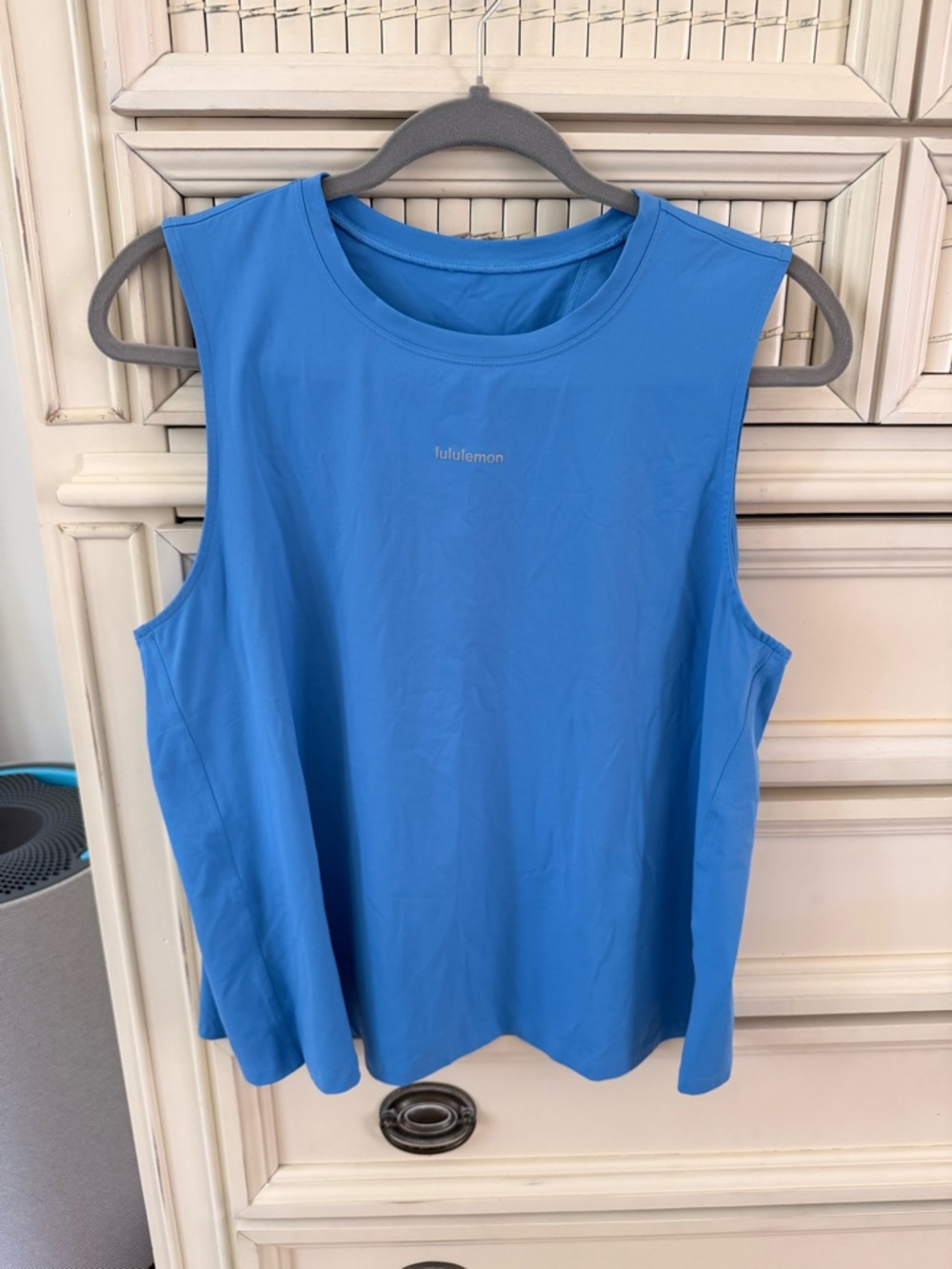 Lululemon Pace Crush Cross-Back Tank | Pool Blue | Size Large
